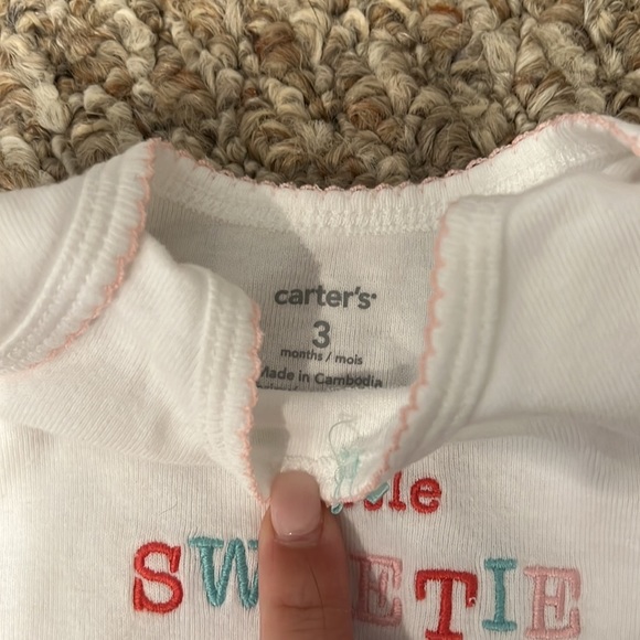 UEC CARTERS 3M STRAWBERRY SET - ONESIE JUMPSUITS AND PANTS - Picture 5 of 5